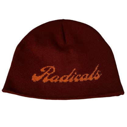 Dagger Beanie - Red and Orange